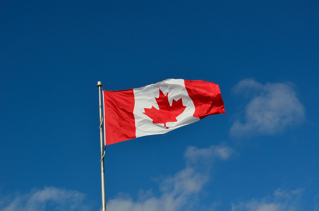 canadian flag and medical marijuana