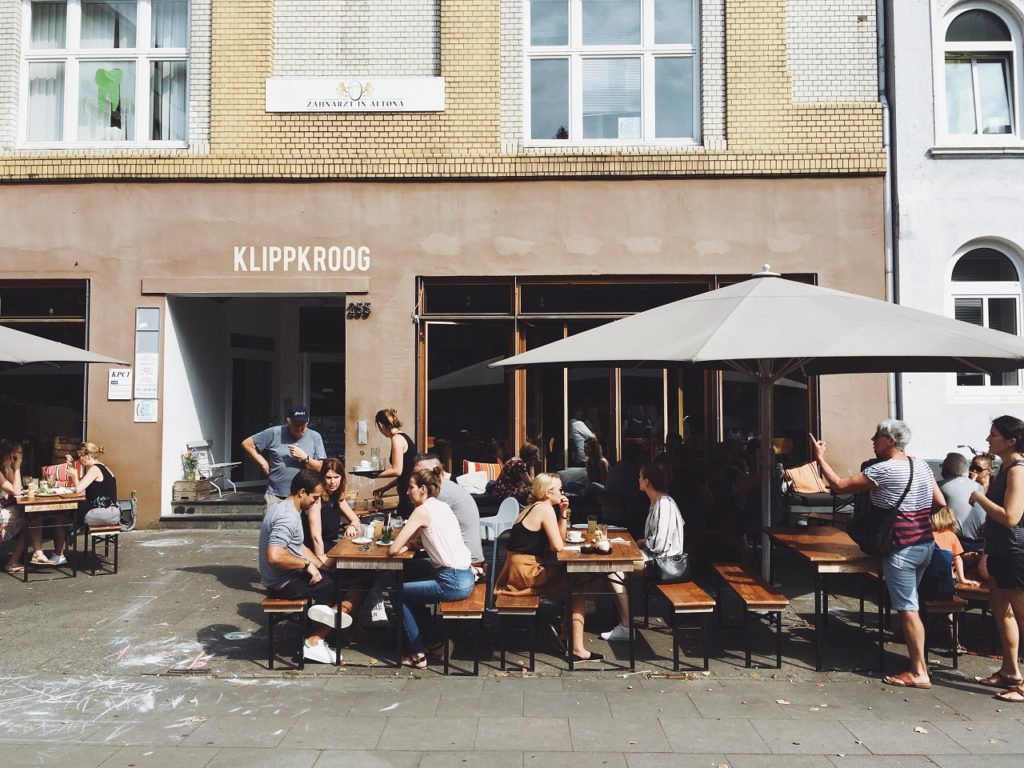 A bunch of young people waiting for marijuana legalization in Germany