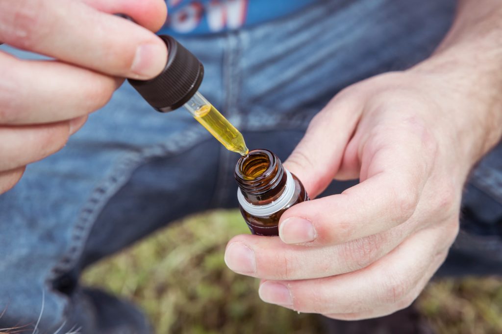 cannabis oil showing an example of investing in cannabis products