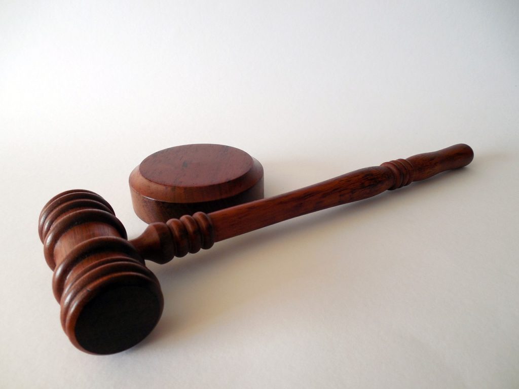 A gavel representing laws for Latin American cannabis