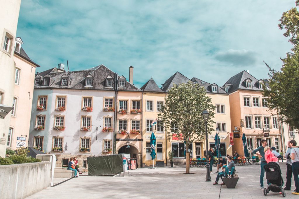 A street in Luxembourg representing Luxembourg's cannabis legalization