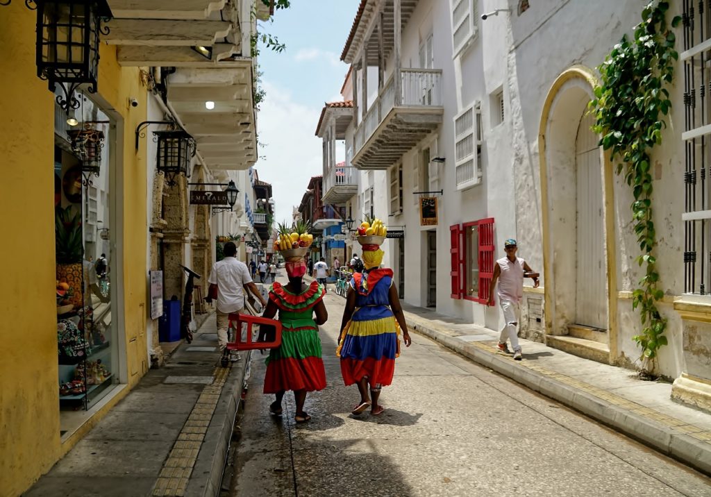 A street in Colombia representing Colombia's cannabis production