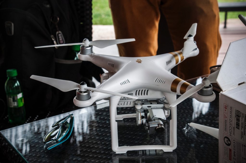a drone representing cannabis drone delivery services