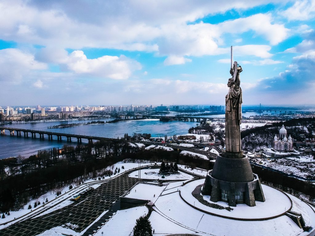 A picture of Kiev representing the state of cannabis in Ukraine