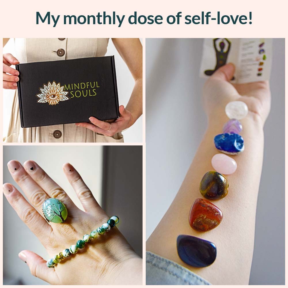 Mindful Box by Mindful Souls helps subscribers on their manifesting journey towards harnessing the law of attraction.